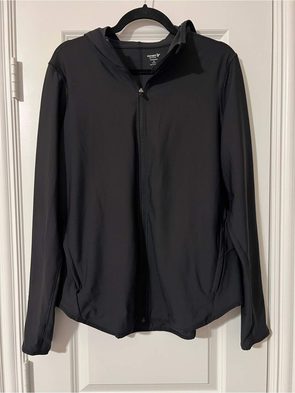 Powersoft Black Hooded Zip Jacket